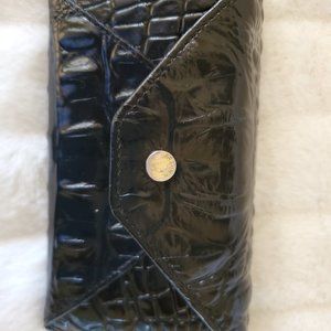 Brahmin Black Melbourne Eyeglass Case